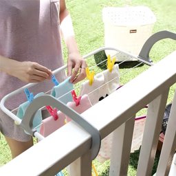 Varal Portátil Ajustável P/ Portas e Janelas - Prático e Versátil - 5