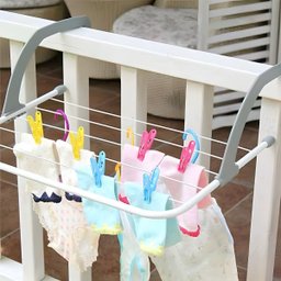 Varal Portátil Ajustável P/ Portas e Janelas - Prático e Versátil - 3