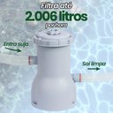 Ver imagem 3 de Bomba Piscina Filtro Bestway Bellife Intex Filtrante Tfp2006-127v 2006 L/h - Trato