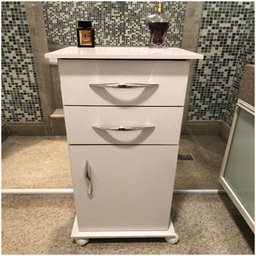 Balcão Armário Multiuso 1 Porta Cabelo Pele Multiuso Uten. - 6