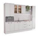 Ver imagem 5 de Cozinha Milla Vision 11 Portas 5 Gavetas MDF 310cm Branca Móveis Carraro