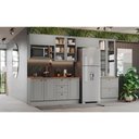 Ver imagem 6 de Cozinha Modulada 311,5cm 7 Peças 9 Portas 5 Gavetas Americana Henn - Cinza/nature
