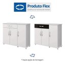 Ver imagem 5 de Balcão de Cozinha com Tampo MDF 3 Portas 2 Prateleiras 1 Gaveta Arte Móveis