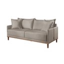 Ver imagem 1 de Sofá Living Fixo 2 Lugares Madri Linho Cinza 07T 1,80m