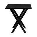 Ver imagem 2 de Mesa Aparador para Bar e Restaurante Dobrável em Madeira Maciça - Preto