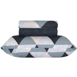 Jogo de Cama Solteiro Realce Premium 2,50mx1,40m: Nico