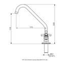 Ver imagem 2 de Torneira de Cozinha Mesa - Job - 1167