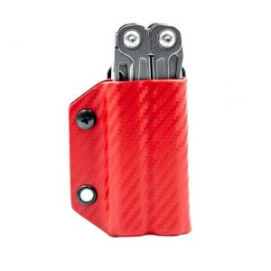 Bainha Sg Em Kydex Para Leatherman Wingman, Sidekick, Rebar E Rev (Vermelha)
