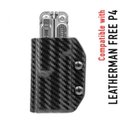 Ver imagem 2 de Bainha Sg Em Kydex Para Leatherman Free P4 (Fibra De Carbono)