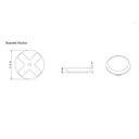 Ver imagem 3 de Cobertura Cerâmica Decorada para Válvula de Lavatório Japi