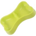 Ver imagem 2 de Comedouro Osso Duplo 24x13x3,5cm 150ml Verde