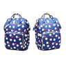 Mochila Maternidade Bebe Bolsa Azul Multifuncional Impermeavel Flamingo - 2