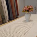 Ver imagem 4 de Caminho de Mesa Renda Algodão Cru 45 X 175