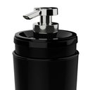 Ver imagem 2 de Porta Sabonete Líquido Stone Preto Crippa Dispenser Banheiro Lavabo