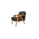 Ver imagem 3 de Conjunto Poltrona Mona Premium Corino:corino Preto