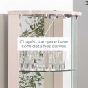Ver imagem 4 de Cristaleira Espelhada com Garrafeiro 67cm Marina 309 Madetec
