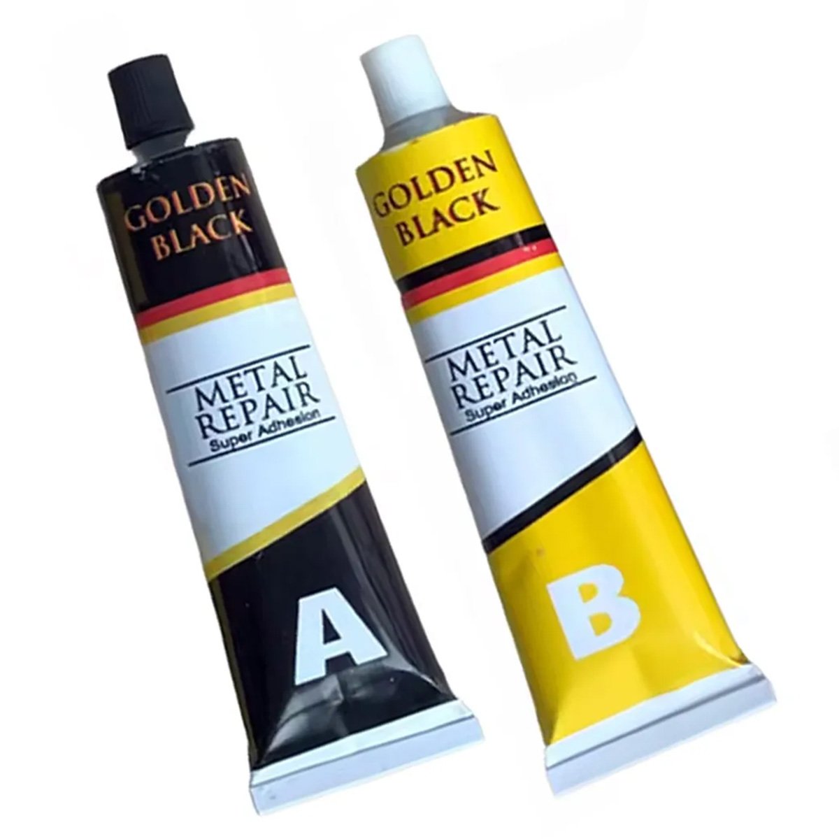 Super Cola Epoxi Metal Aluminio Aço Kit 6 Uni Secagem Rapida Vazamento Rachadura Reparo Multiuso - 4