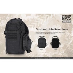 Mochila Nitecore Mp25 Modular Expansível - 2