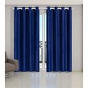 Ver imagem 2 de Cortina Voil xadrez com Forro Blackout 2,00 x 1,70 Azul