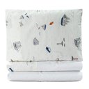 Ver imagem 1 de Jogo de Lençol para Berço Americano 100% Algodão 3 Peças - Pequeno Navegante