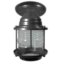 Ver imagem 1 de Luminária Plafon Lampião Colonial de Teto Preto Vintage