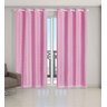 Cortina Voil Xadrez com Forro Blackout 6,00 X 2,80 Rosa - 2