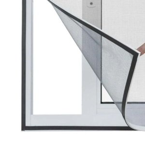 Tela Cortina Magnetica Mosquiteiro Ima Ajustavel Facil Instalação Dengue Janela Inseto