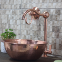 Ver imagem 2 de Torneira de Cobre Rustica Lavatório Banheiro e Cozinha