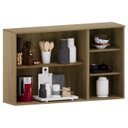 Ver imagem 5 de Armário de Cozinha Aéreo 120cm 3 Portas Nádia Mocca/avelã L01 - Mpozenato