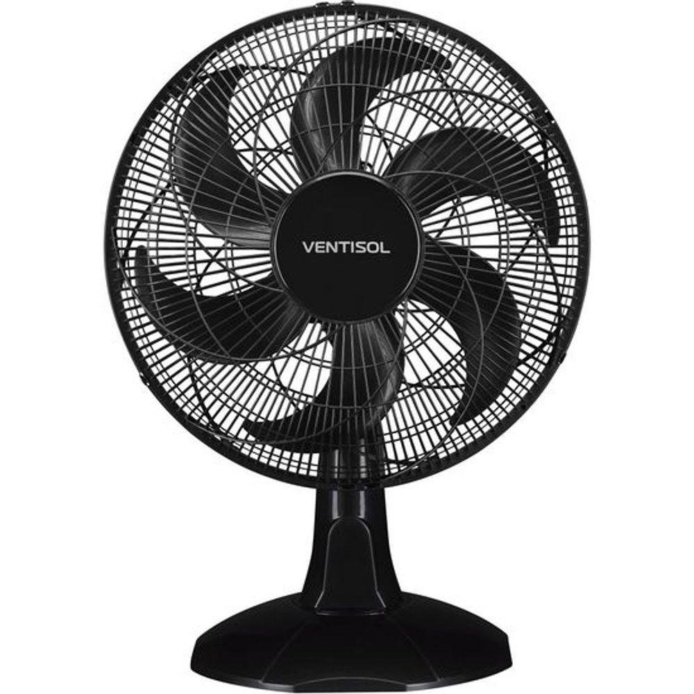 Ventilador De Mesa 40cm 220v Turbo Economy Preto Ventisol | MadeiraMadeira