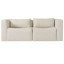 Ver imagem 1 de Sofá 2 Lugares Billy 150cm Orgânico Luxo Recepção Bouclé