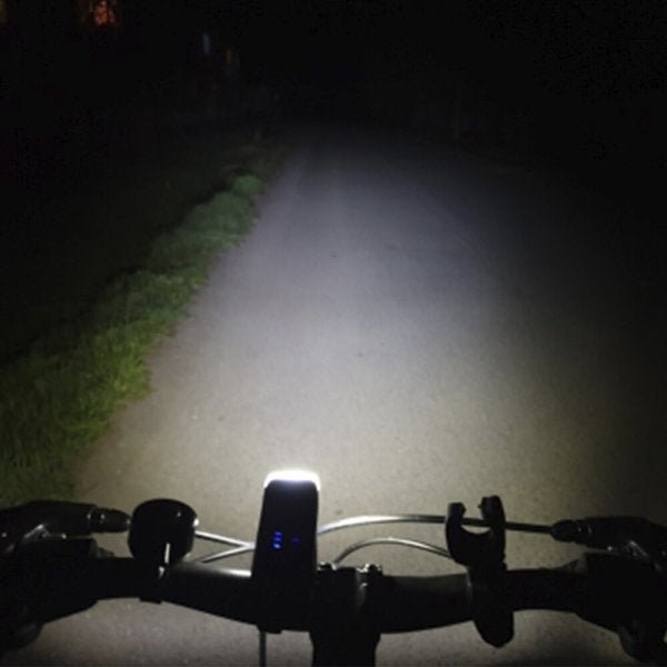 Farol Bike LED Lanterna Sensor de Luminosidade Frontal Luz Noturna Ciclismo a Prova D'Água Guidao - 5