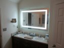 Ver imagem 5 de Espelho com LED 3 Cores Parede 90X100 Jateado ou 100X90 Espelhos Luxo Touch Luz Ajustavel