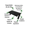 SUPORTE MONITOR NOTEBOOK TV PRATELEIRA AJUSTAVEL PORTA DOCUMENTOS ORGANIZADOR DECODIFICADOR - 5