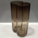 Ver imagem 3 de Vaso Decorativo Cachepô Enfeite 26x16x10cm Vidro Âmbar Nh