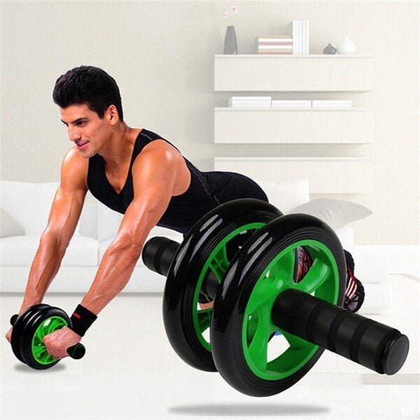 Rolo de Exercicio Fisico Roda Abdominal Fitness Musculos Funcional Lombar Treino Localizado - 5