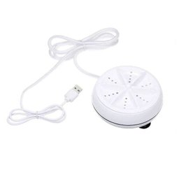 Mini Maquina Lavar Roupas no Balde Rotativo USB Portátil Lavadoura - 1