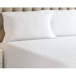Colcha Classic Line Queen com 2 Porta Travesseiros - Delicato Branco - 2