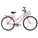 Ver imagem 1 de Bicicleta Ultra Bikes Wave Vintage Aro 26 Rosa Bebê - Branco