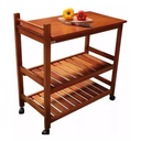 Ver imagem 1 de Carrinho Gourmet Churrasqueira Mesa Churrasco Madeira