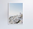 Ver imagem 2 de Quadro Paisagem Ilha Santorini - 60x90 - Tecido Canvas