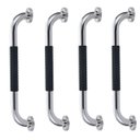 Ver imagem 1 de Barra de Apoio 30cm Inox Kit 4 Unidades Suporte Antiderrapante Banheiro Box Idoso Gestante Criança C