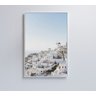 QUADRO PAISAGEM ILHA SANTORINI - 80x120 - Tecido Canvas - 1