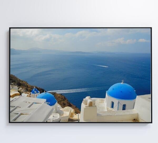 QUADRO MAR SANTORINI - 60x90 - Vidro Impresso - 4