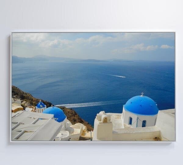 QUADRO MAR SANTORINI - 60x90 - Vidro Impresso - 2