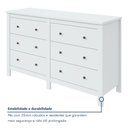 Ver imagem 4 de Cômoda 6 Gavetas Maggiore New Espresso Móveis