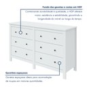 Ver imagem 6 de Cômoda 6 Gavetas Maggiore New Espresso Móveis