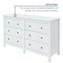 Ver imagem 7 de Cômoda 6 Gavetas Maggiore New Espresso Móveis