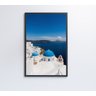 QUADRO ILHA DE SANTORINI - 40x60 - Tecido Canvas - 4