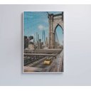Ver imagem 1 de Quadro Ponte Brooklyn Bridge - 60x90 - Vidro Impresso